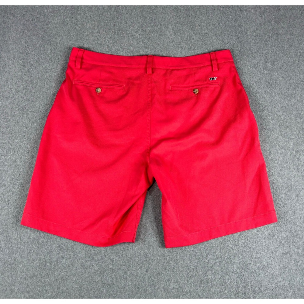 Vineyard Vines Golf Shorts Mens 38 Pink Links Performance Stretch Pockets 9"